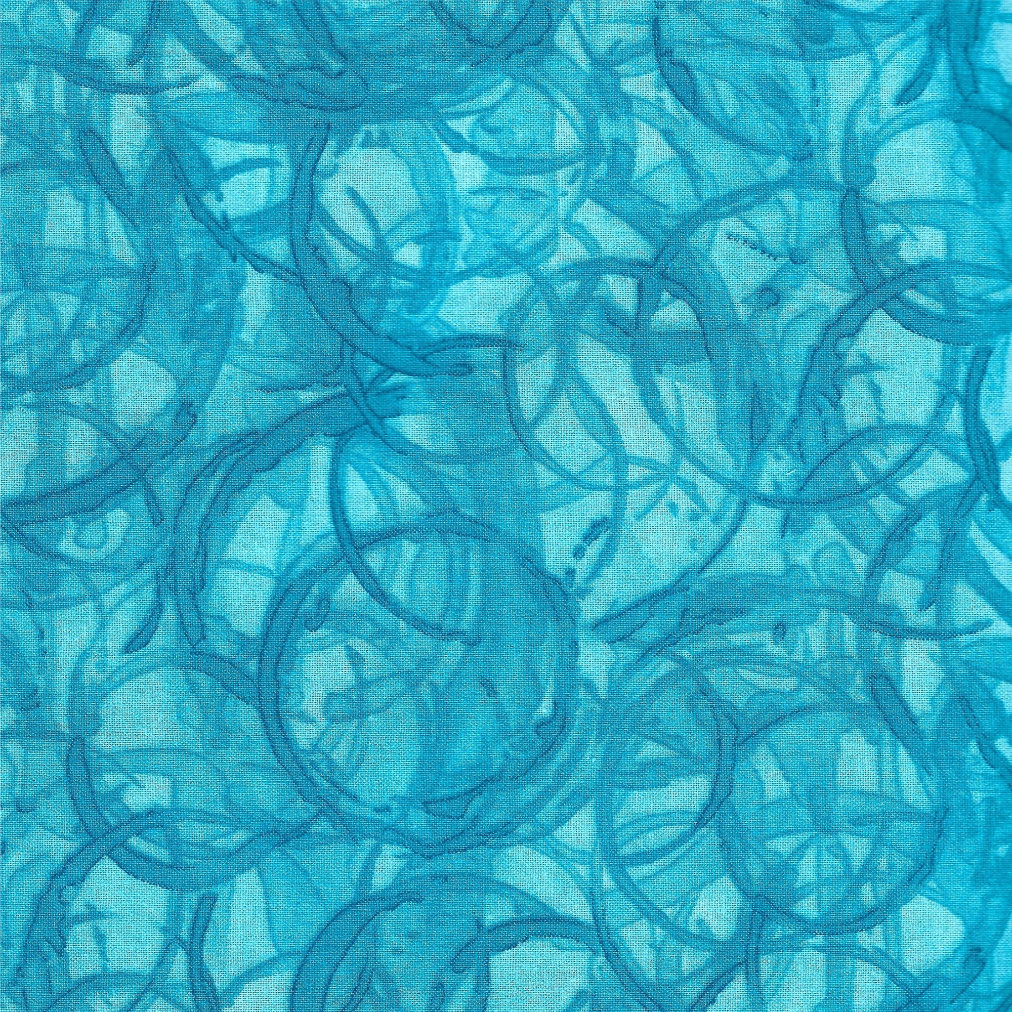 Blue Glass Rings Odyssey Scrub Hat