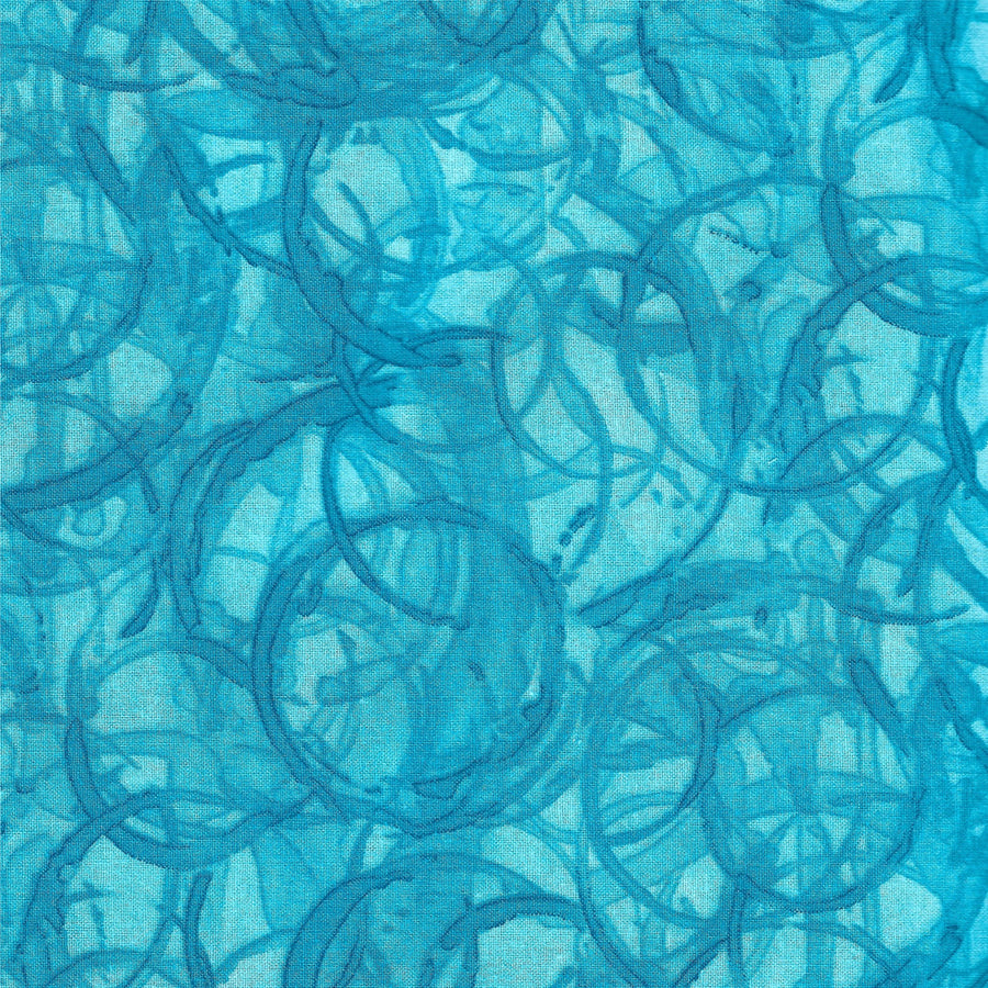 Blue Glass Rings Odyssey Scrub Hat