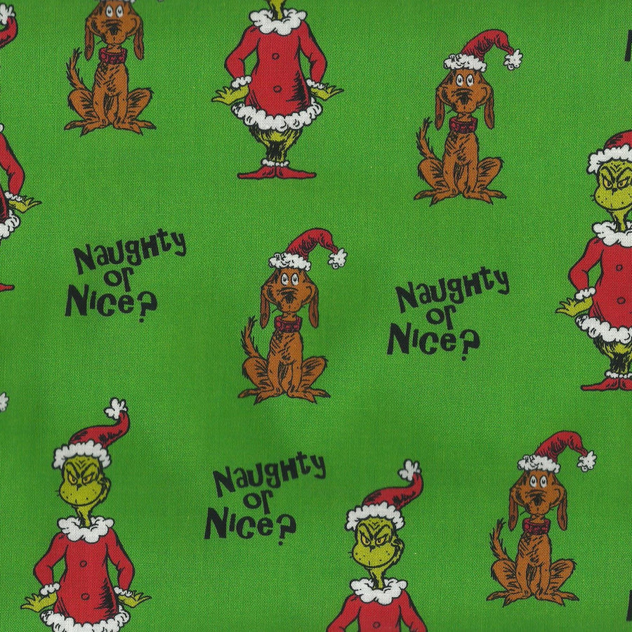 Grinch Naughty or Nice Phoenix Scrub Hat