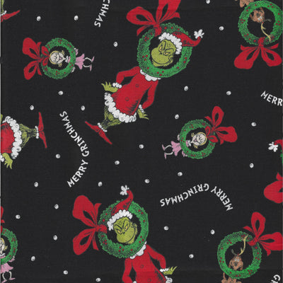 Grinch On Black Odyssey Scrub Hat