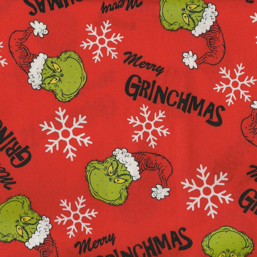 Merry Grinchmas Red Phoenix Scrub Hat