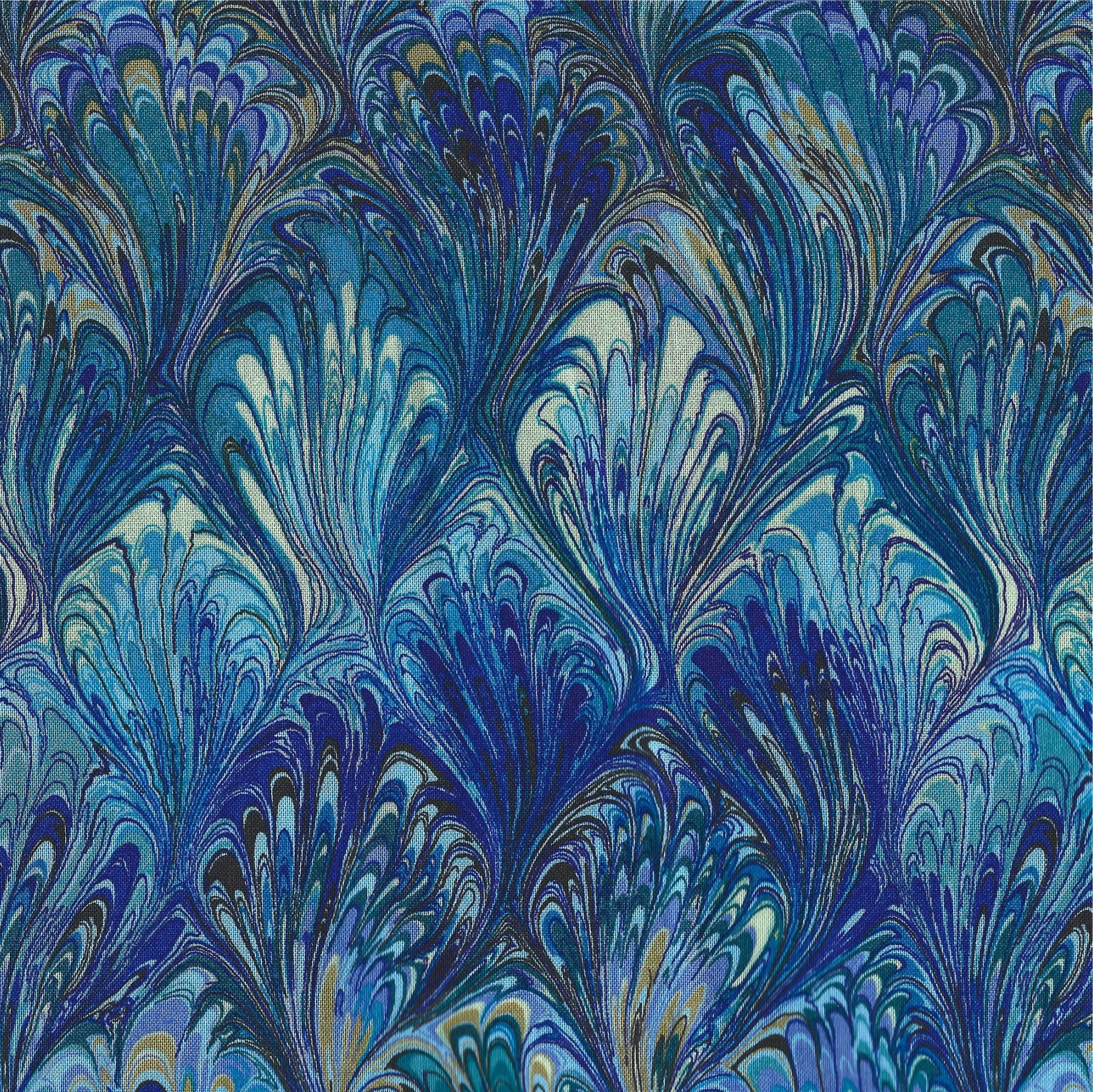 Peacock Tails Phoenix Scrub Hat