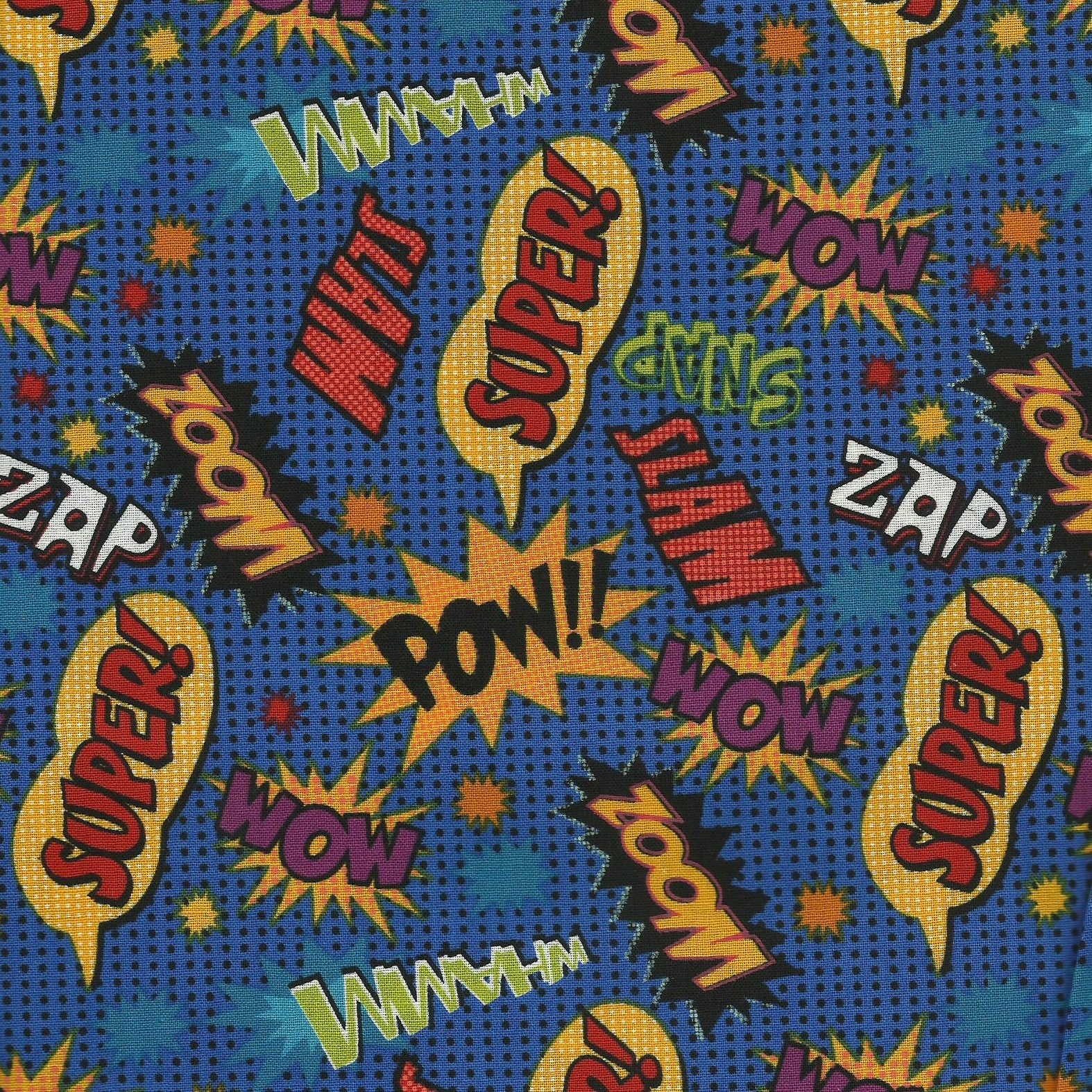 Super Hero Comic Words Odyssey Scrub Hat