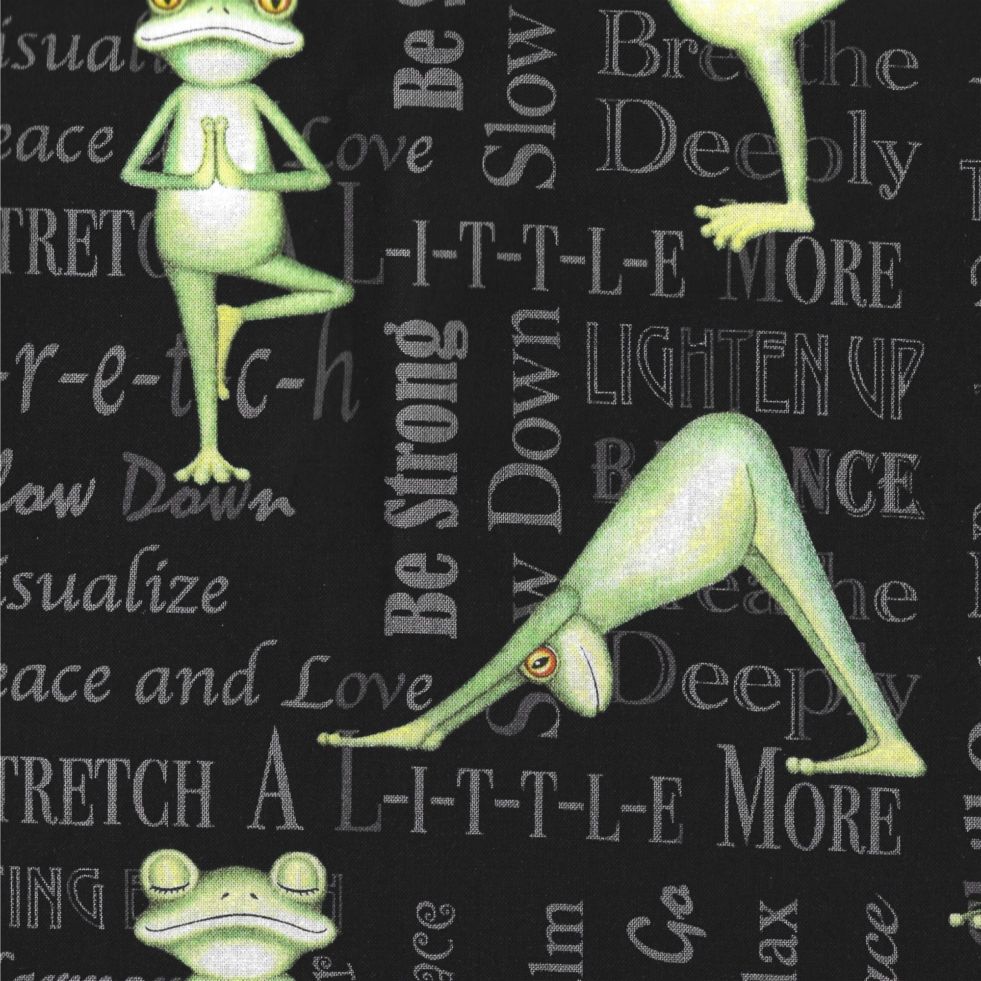 Yoga Frogs Odyssey Scrub Hat