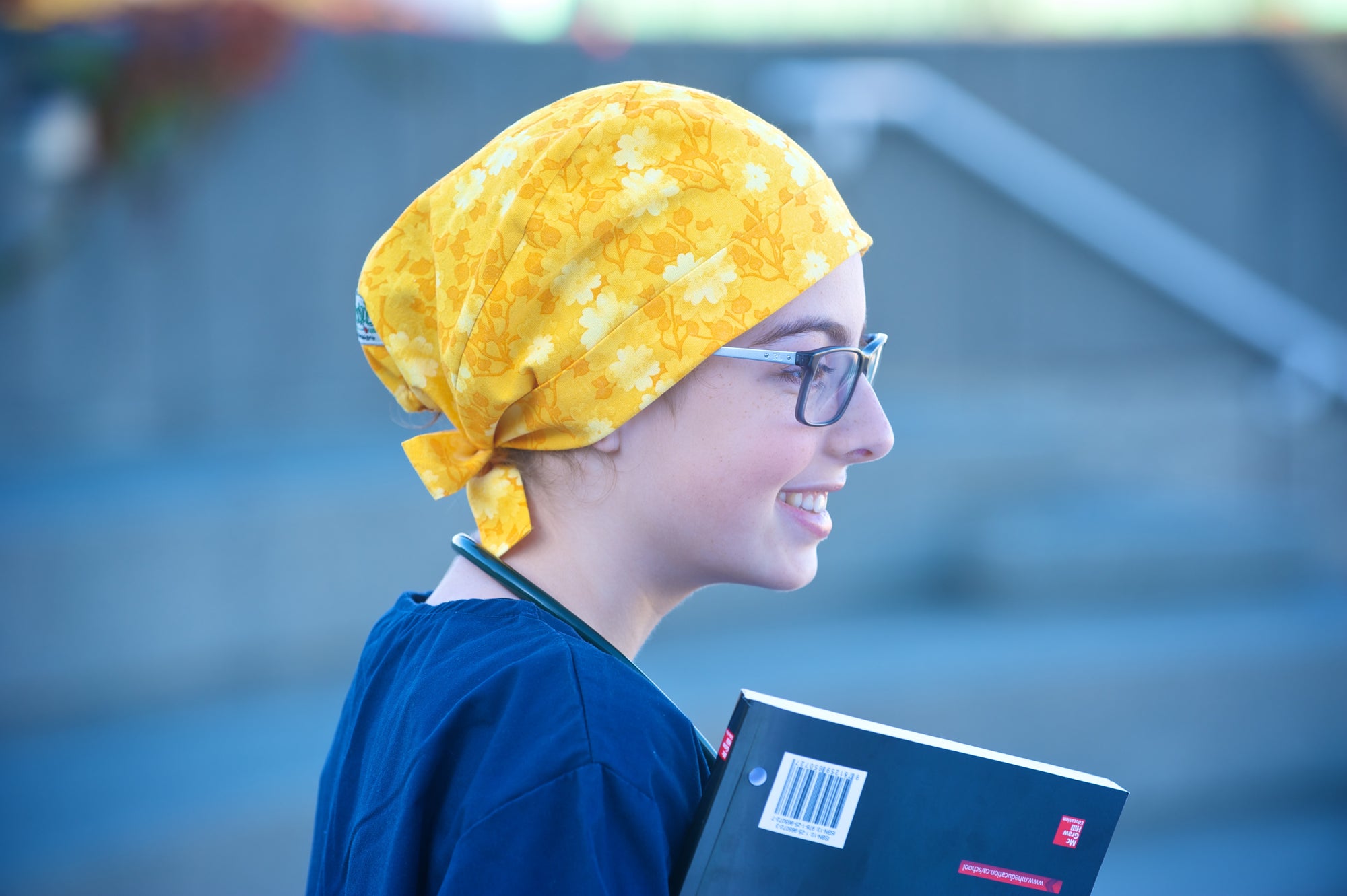 Christmas Ribbons Odyssey Scrub Hat