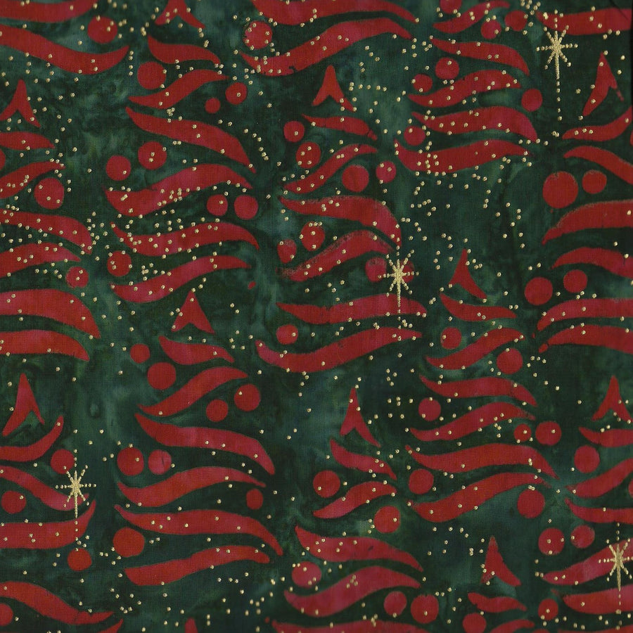 Christmas Trees Red Phoenix Scrub Hat