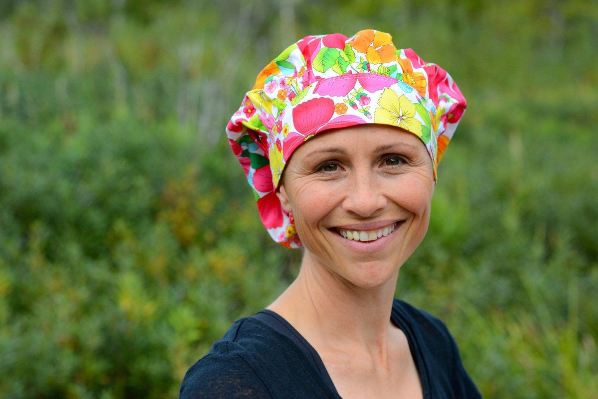 Solid Black Nova Scrub Hat