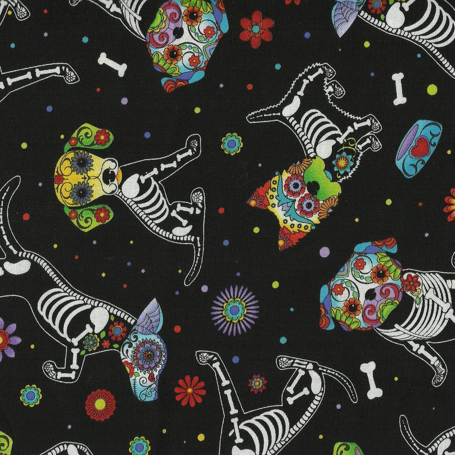 Day of Dead Dogs Odyssey Scrub Hat