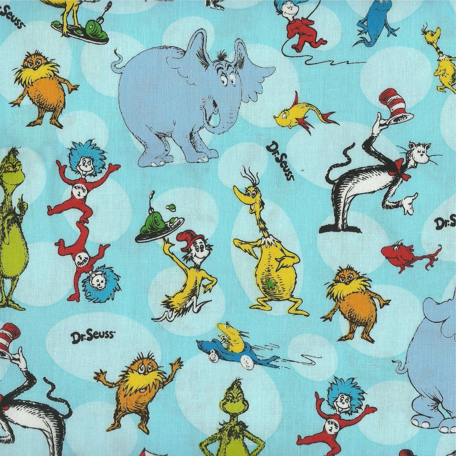 Dr. Seuss Blue Maxx Scrub Hat