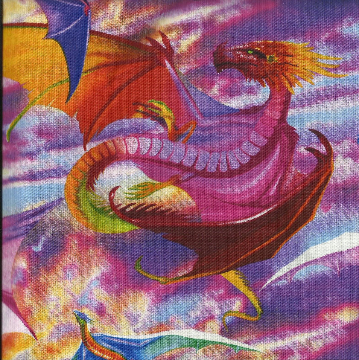 Dragon Wings Phoenix Scrub Hat