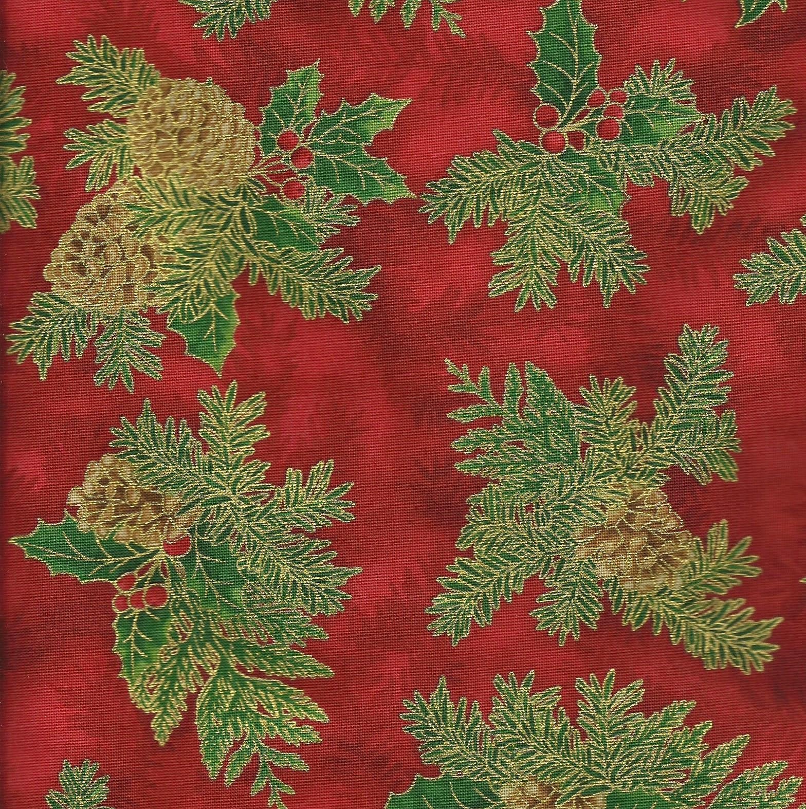 Holly & Pine Cones Maxx Scrub Hat