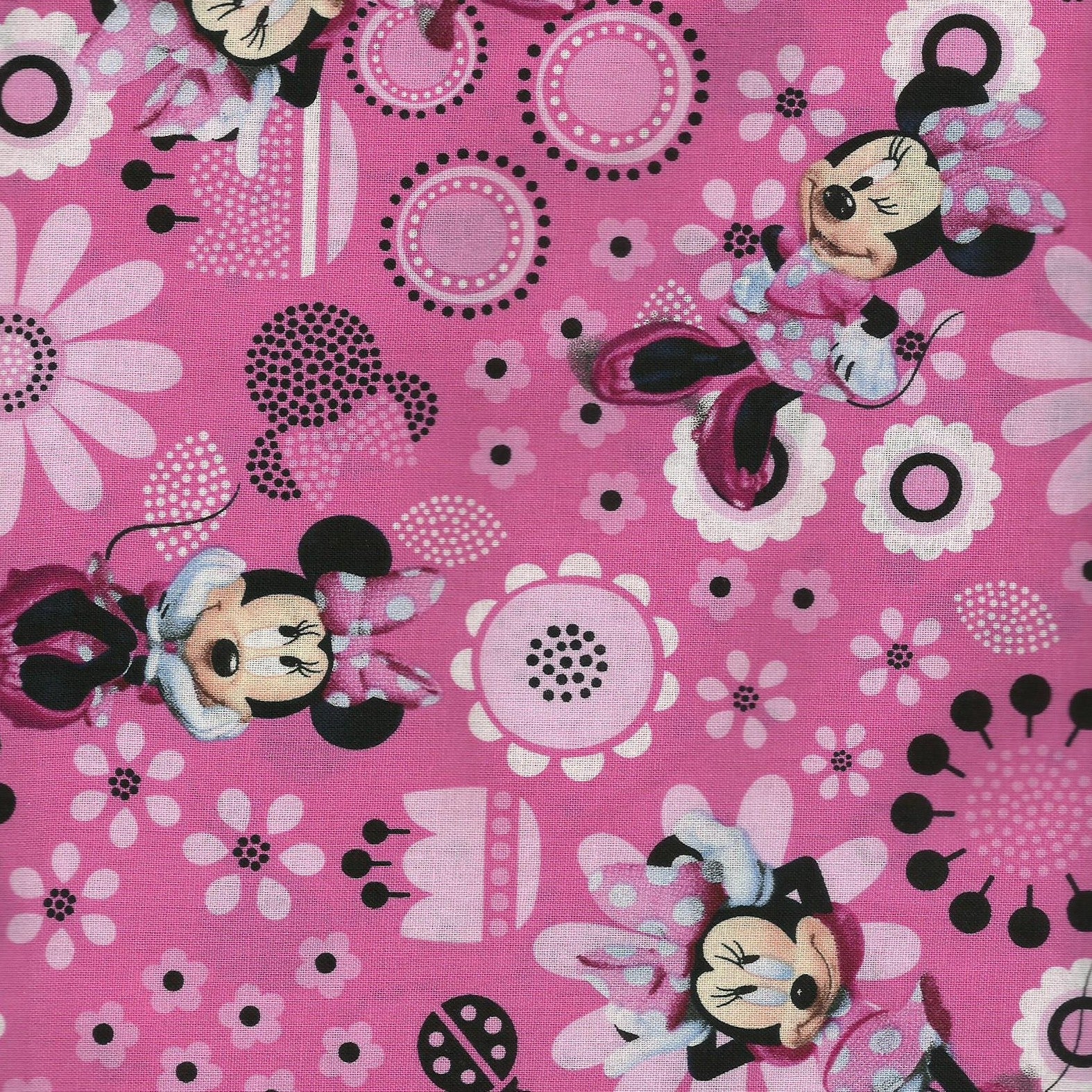 Hot Pink Minnie Maxx Scrub Hat
