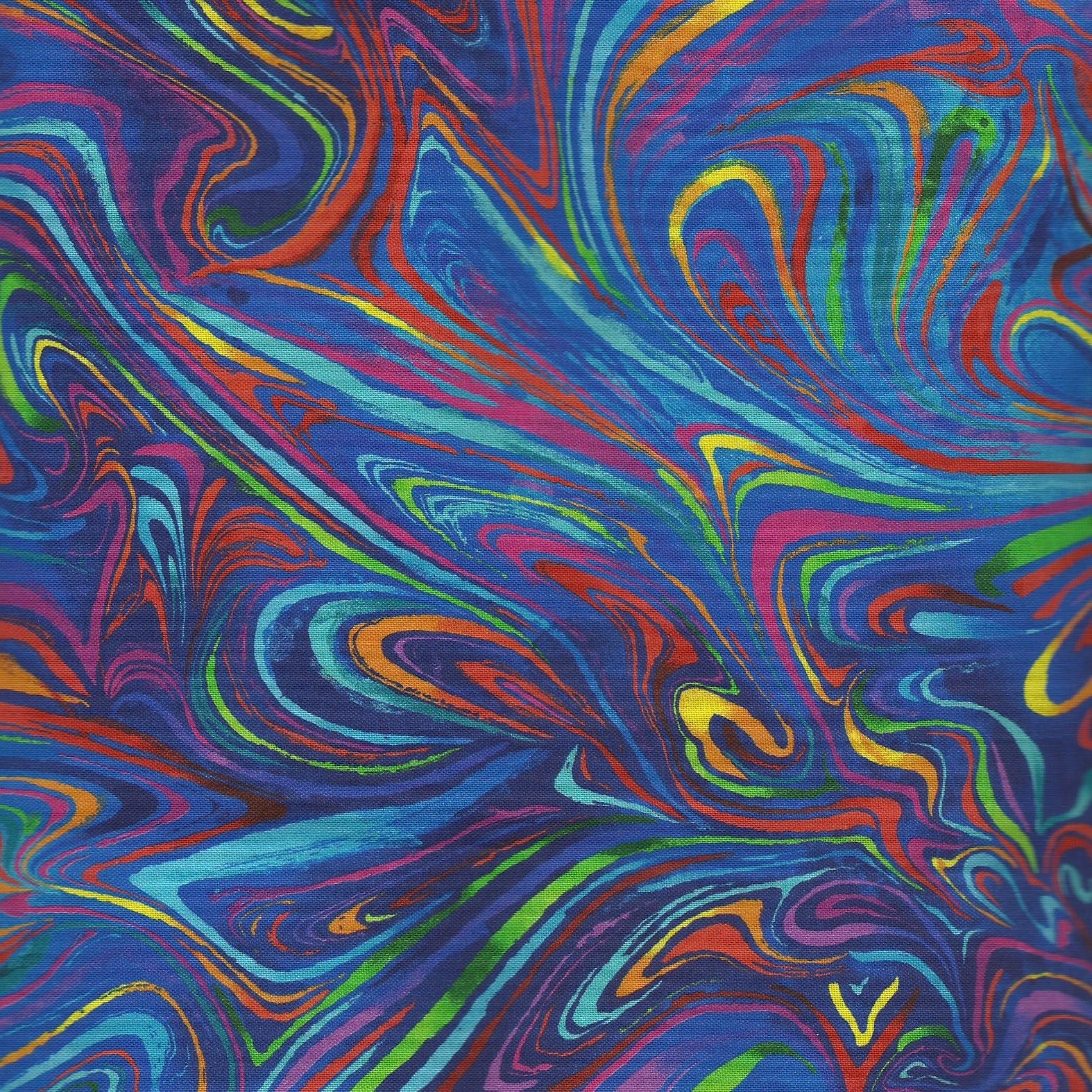 Psychedelic 60's Vibe Phoenix Scrub Hat